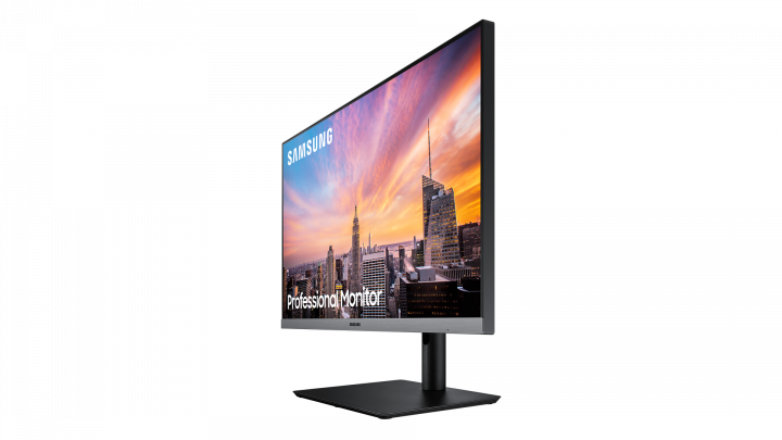 Monitor Samsung LS24R650FDUXEN czarny - widok frontu prawej strony2