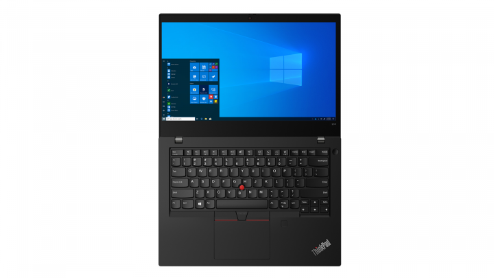 Laptop Lenovo ThinkPad L14 G2 W10P Intel - przód otwarty