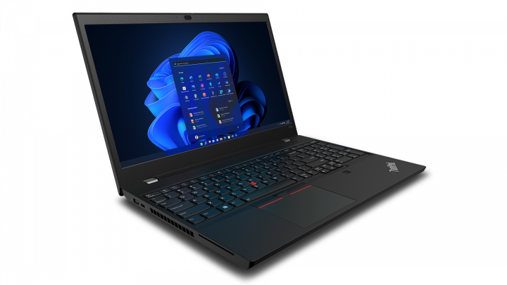 ThinkPad T15p G3 W11P - widok frontu lewej strony