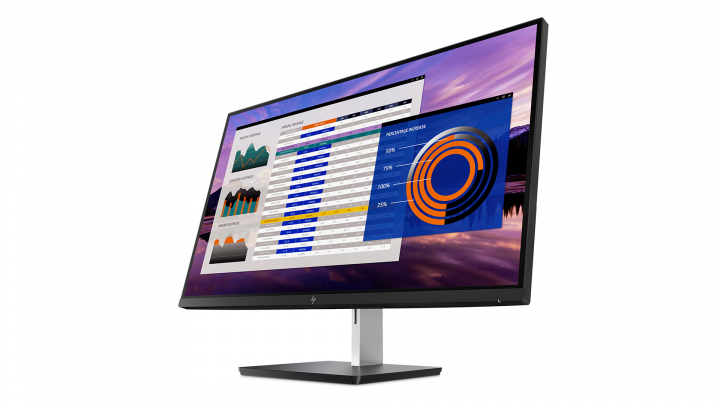 Monitor HP S270n 2PD37AA EliteDisplay - widok frontu prawej strony2