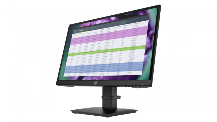 Monitor HP P22 G4 - widok frontu prawej strony