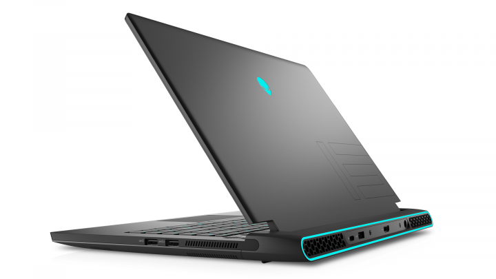 Alienware M15 R6 15R6 - widok klapy prawej strony