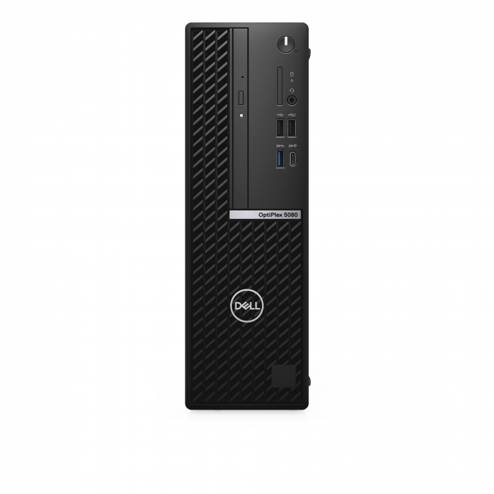Komputer Dell OptiPlex 5080 SFF czarny - widok frontu