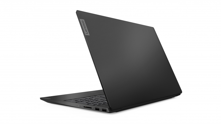 Laptop Lenovo IdeaPad S340-15IWL czarny - widok klapy lewej strony