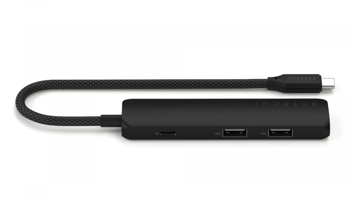 Adapter Satechi 4-in-1 USB-C Slim Multiport Adapter 4K czarny - ST-P4SK 2