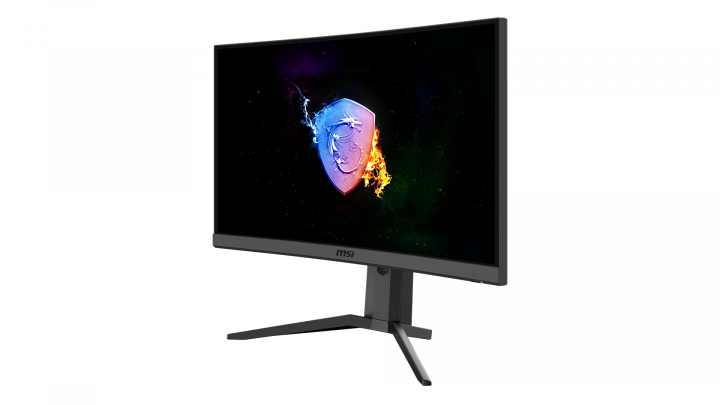 Monitor MSI Optix G24C6P widok frontu prawej strony