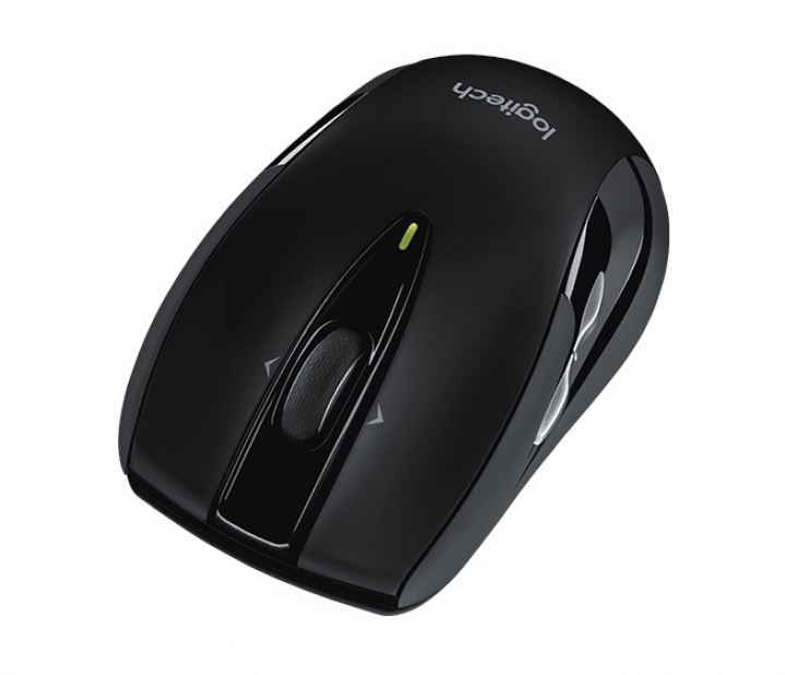 Mysz bezprzewodowa Logitech M545 optyczna czarna 910-004055 - widok frontu v2