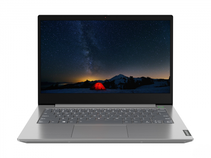 Laptop Lenovo ThinkBook 14-IML szary - widok frontu