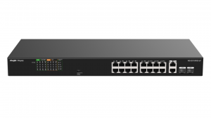 Switch Ruijie Reyee RG-ES118FGS-LP 16-port 100Mbps PoE+ 120W 2x1Gb Combo
