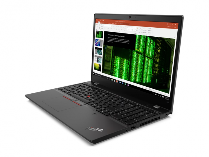 Laptop Lenovo ThinkPad L15 G2 - widok frontu prawej strony