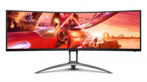 Monitor AOC AG493UCX2 49" VA Curved DQHD HDR400 165Hz 1ms 