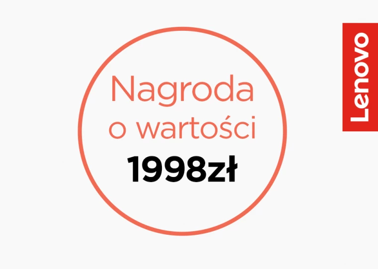 Komfort pracy z akcesoriami Lenovo bloczek promo