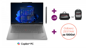 Laptop Lenovo ThinkPad X1 2-in-1 Gen 10 21NU0023PB Ultra 7 258V Touch 14" 2.8K OLED 32GB 1000SSD Int 5G W11Pro