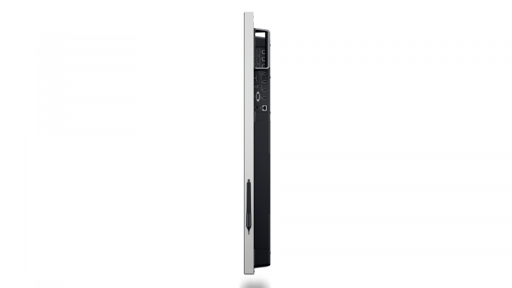 Monitor Dell Interactive Touch Monitor C5522QT czarny-lewy bok