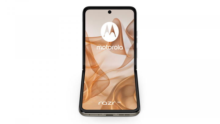 Smartfon Motorola razr 50 beżowy 2