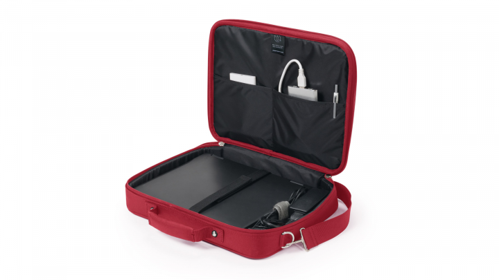 Torba do laptopa DICOTA Eco Multi BASE 173 D30917-RPET czerwona - otwarta2