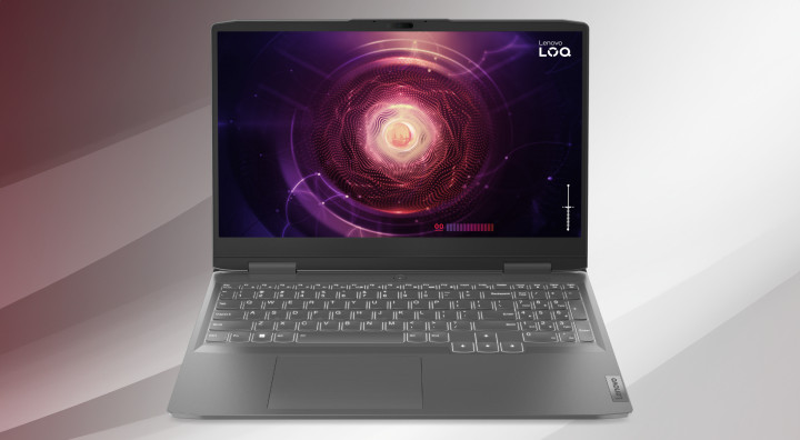 Laptop Lenovo LOQ 15APH8 Storm Gray - podświetlenie białe