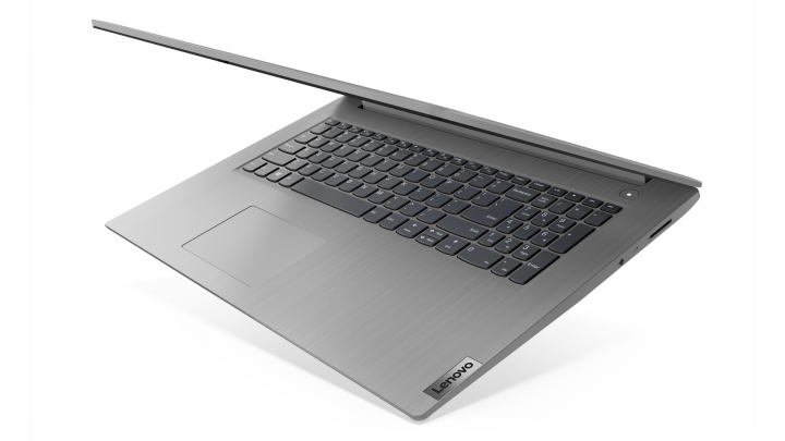 Laptop Lenovo IdeaPad 3 17ADA05 NoOs szary widok klawiatury