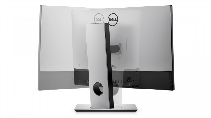 Komputer AiO Dell Optiplex 7490 Touch W10Pro - tył prawa lewa strona
