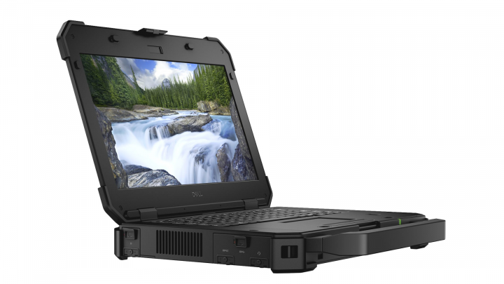Laptop Dell Latitude Rugged 7424 - widok frontu lewej strony