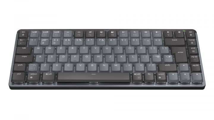 Klawiatura bezprzewodowa Logitech MX Mechanical Mini Tactile Quiet grafitowa 920-010779
