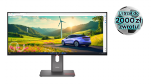Monitor Lenovo ThinkVision P34WD-40 64ADGAT1EU 34" WQHD IPS 120Hz HDMI DP USB RJ45 Kvm