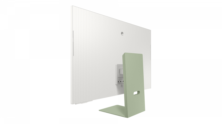 Monitor Samsung Smart M8 LS32BM80GUUXEN - widok z tyłu lewej strony