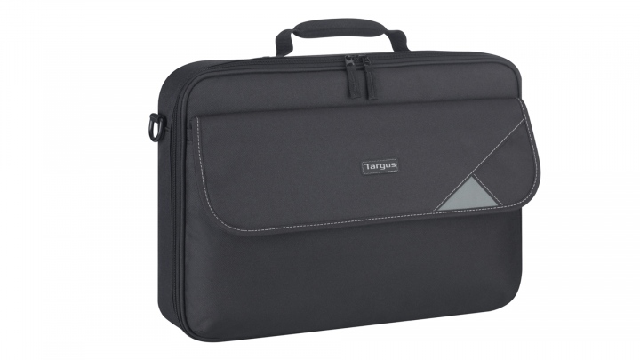 Torba do laptopa Targus Clamshell 16 TBC002EU czarna - przód front prawy