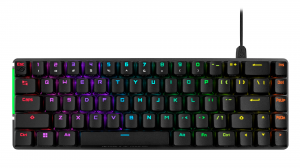 Klawiatura mechaniczna Asus ROG Falchion Ace 90MP0346-BKUA01 NX Red RGB Compact czarna