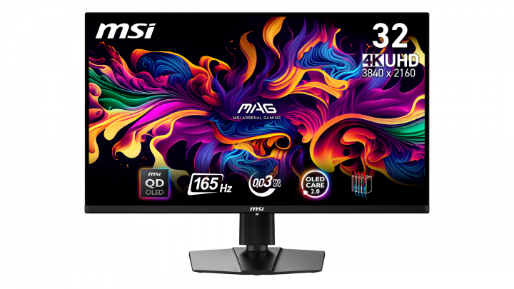 Monitor MSI MAG 321UP QD-OLED 31,5" UHD 165Hz 0.03ms