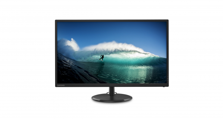 Monitor Lenovo D32q-20 czarny - widok frontu