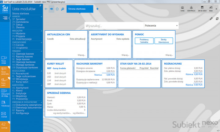 Subiekt nexo PRO - Licencja na jedno stanowisko 4