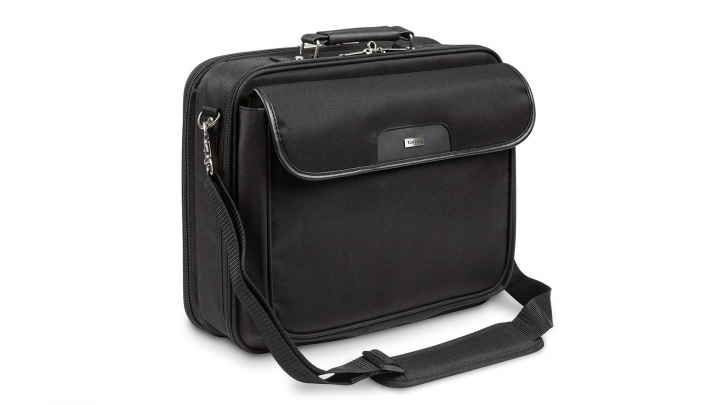 Torba do laptopa Targus Notepac Plus 16 CNP1 czarna - przód lewa strona