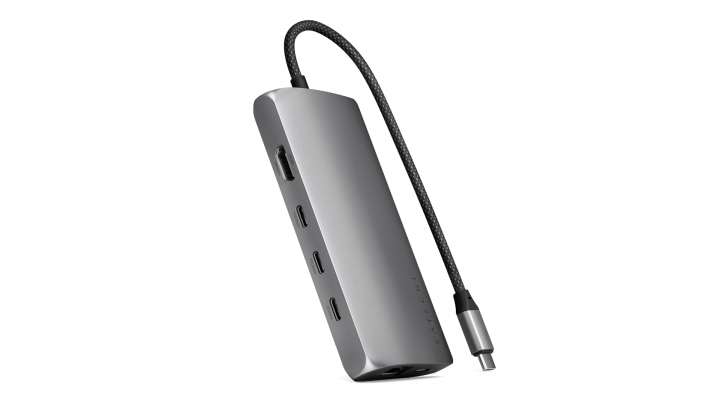 Adapter Satechi USB-C Multiport Adapter 8K gwiezdna szarość- ST-P8KEM