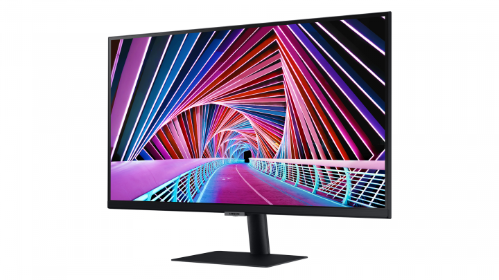 Monitor Samsung LS27A700NWUXEN-przód front prawy