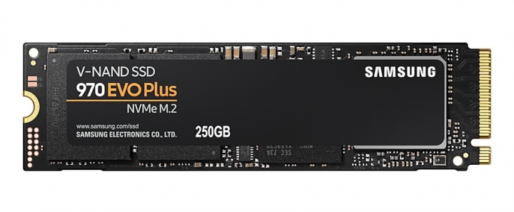 Dysk SSD Samsung 970 EVO Plus 250GB MZ-V7S250BW M.2 PCIe - widok frontu