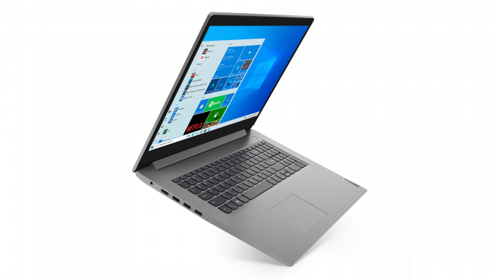 Laptop Lenovo IdeaPad 3 17ADA05 W10H widok frontu lewej strony