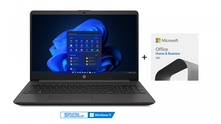 Laptop HP 255 G8 W11P czarny + Office 2021