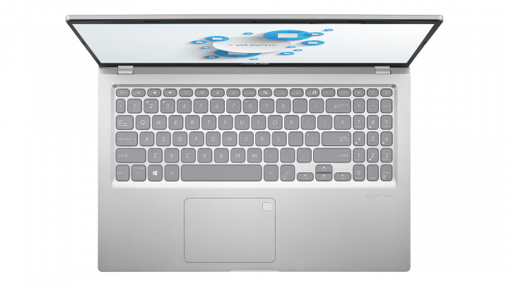 VivoBook X515JA Transparent Silver NoOS-widok z góry