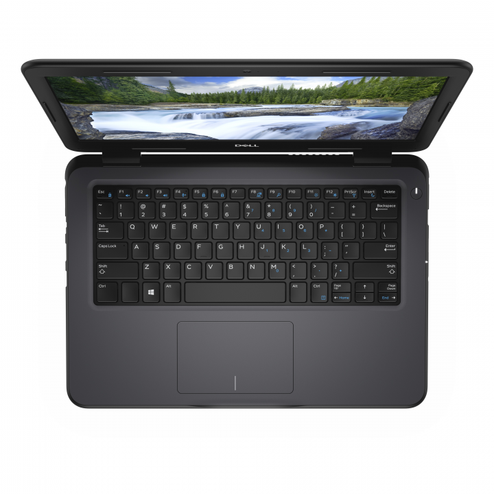 Laptop Dell Latitude 3310 czarny - widok z góry