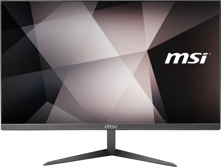 Komputer AiO MSI PRO 24X 7M srebrny - widok frontu