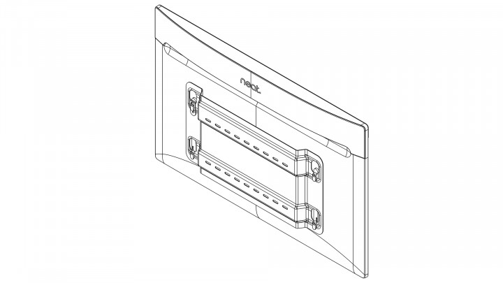Uchwyt ścienny do ekranu Neat Board 50" - NEATBOARD50-WALLMOUNT 4