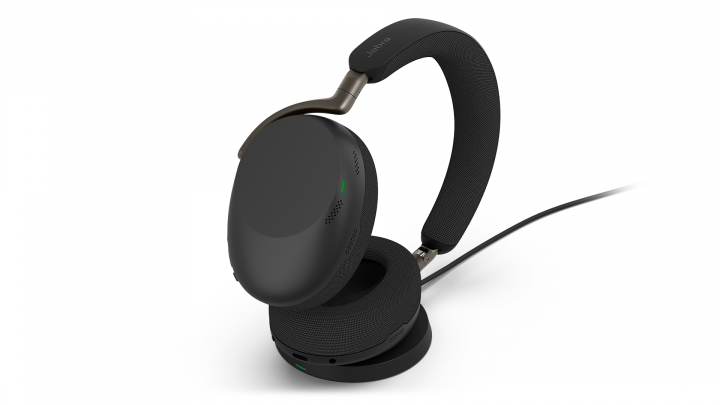 Słuchawki bezprzewodowe Jabra Evolve3 85 UC Wireless Charging Pad Black