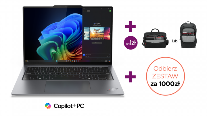 Laptop Lenovo ThinkPad X9 4 Gen 1 W11P Grey Copilot Zestaw 1K PROMO