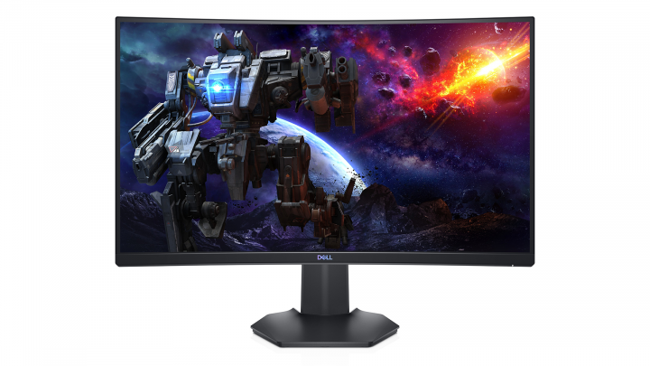 Monitor Dell S2721HGF czarny - widok frontu