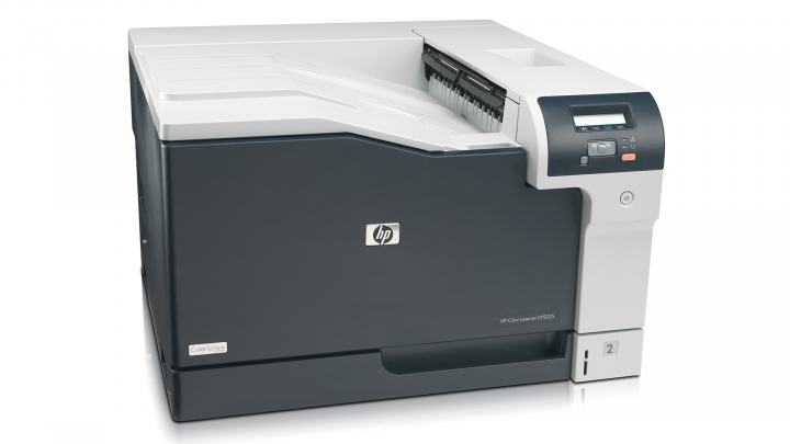 HP Color LaserJet Professional CP5225n - CE711A - widok frontu lewej strony