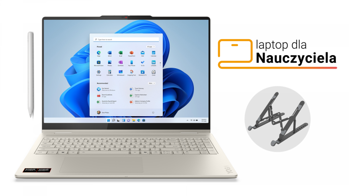 Laptop 2w1 Lenovo Yoga 7 16AKP10 Touch W11H (BK keyb) Seashell (Yoga Pen) BON 3