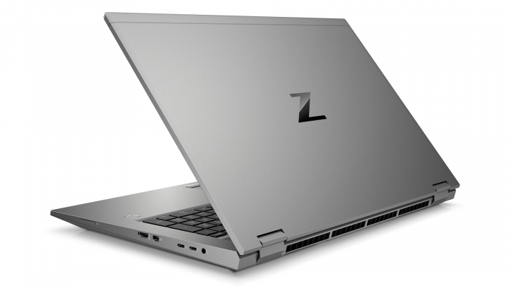 Mobilna stacja robocza HP ZBook Fury 17 G7 widok tyłu prawej strony