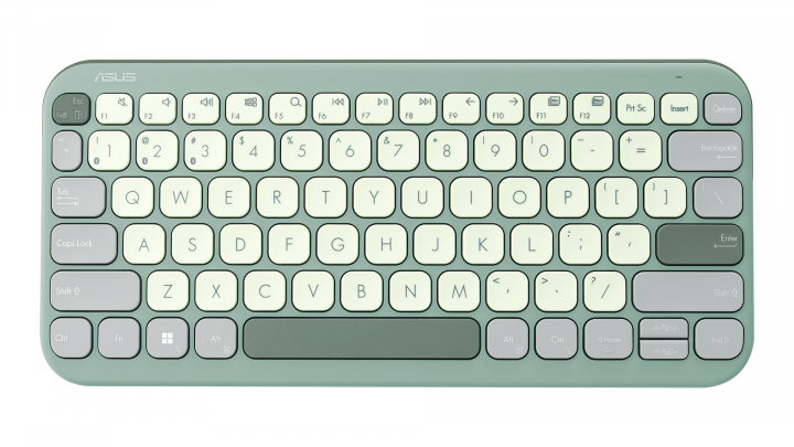 Klawiatura bezprzewodowa ASUS Marshmallow KW100 90XB0880-BKB050 szałwiowa