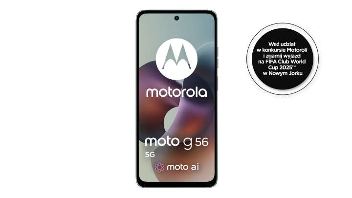 Smartfon Motorola moto g56 5G szary FIFA
